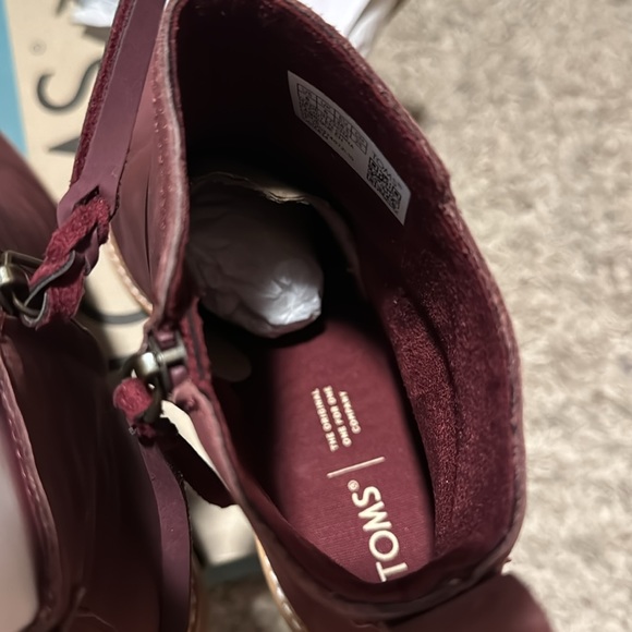 NWT TOMS Marina Boots - Picture 5 of 7